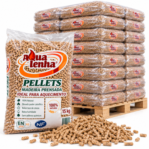 Pelety NOVA LENHA ENplus A1 – 100% borovice, paleta 975 kg