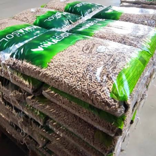 Pelety Vimasol 100% borovice – paleta 975 kg (65 × 15 kg)