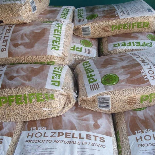 Pelety Pfeifer A1 6 mm – paleta 1 050 kg (70 × 15 kg)
