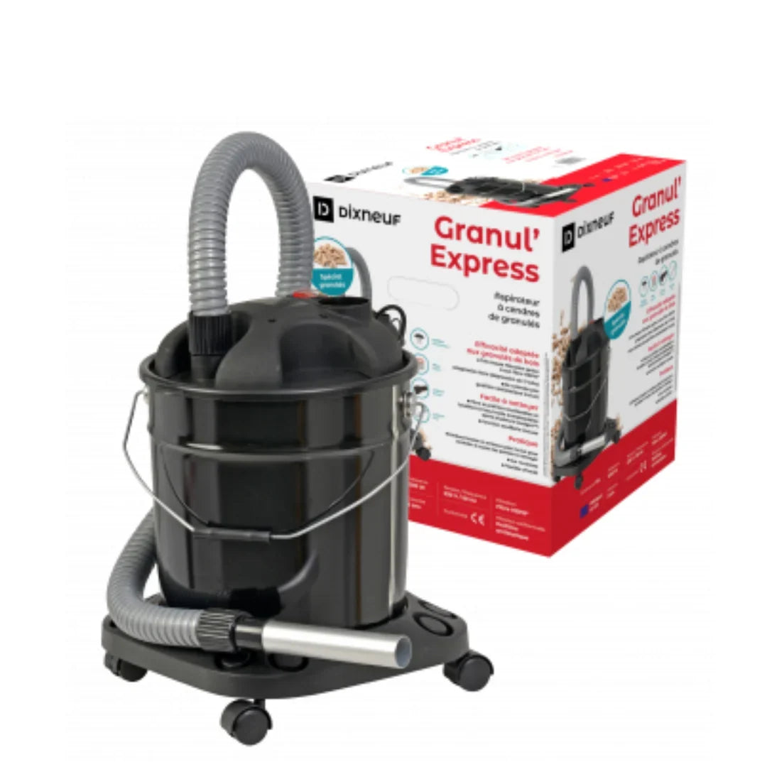 Vysavač popela GRANUL'EXPRESS 1200 W s HEPA filtrem – pro peletová kamna