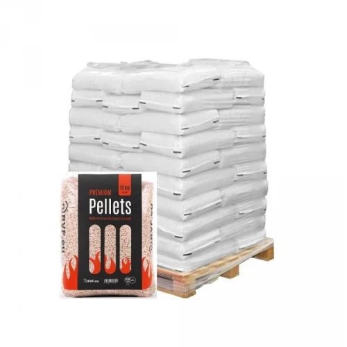 Smrkové pelety Premium ENplus A1 6 mm – paleta 1 050 kg