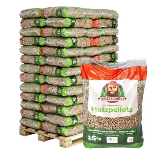 Pelety Holz Harry Premium ENplus A1 – paleta 975 kg (65 × 15 kg)