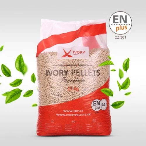 České pelety IVORY Premium ENplus A1 – paleta 1 050 kg