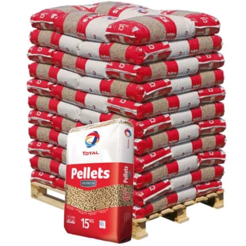 Pelety Total Pellet Premium ENplus A1 – paleta 990 kg (66 × 15 kg)
