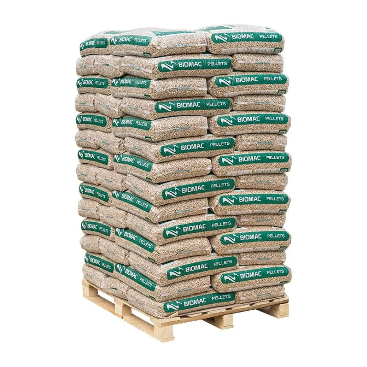 Pelety BIOMAC Classic ENplus A1 – paleta 1 050 kg (70 × 15 kg)